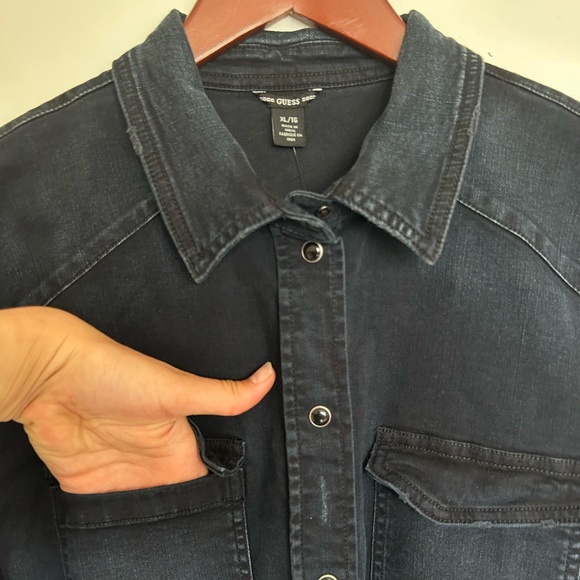 Guess Distressed Button-Down - Picture 9 of 17